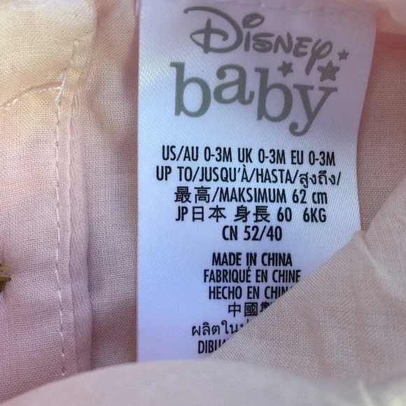 Disney Pink Thumper Baby Dress w/ Headband Size 0-3 Months - Picture 5 of 8
